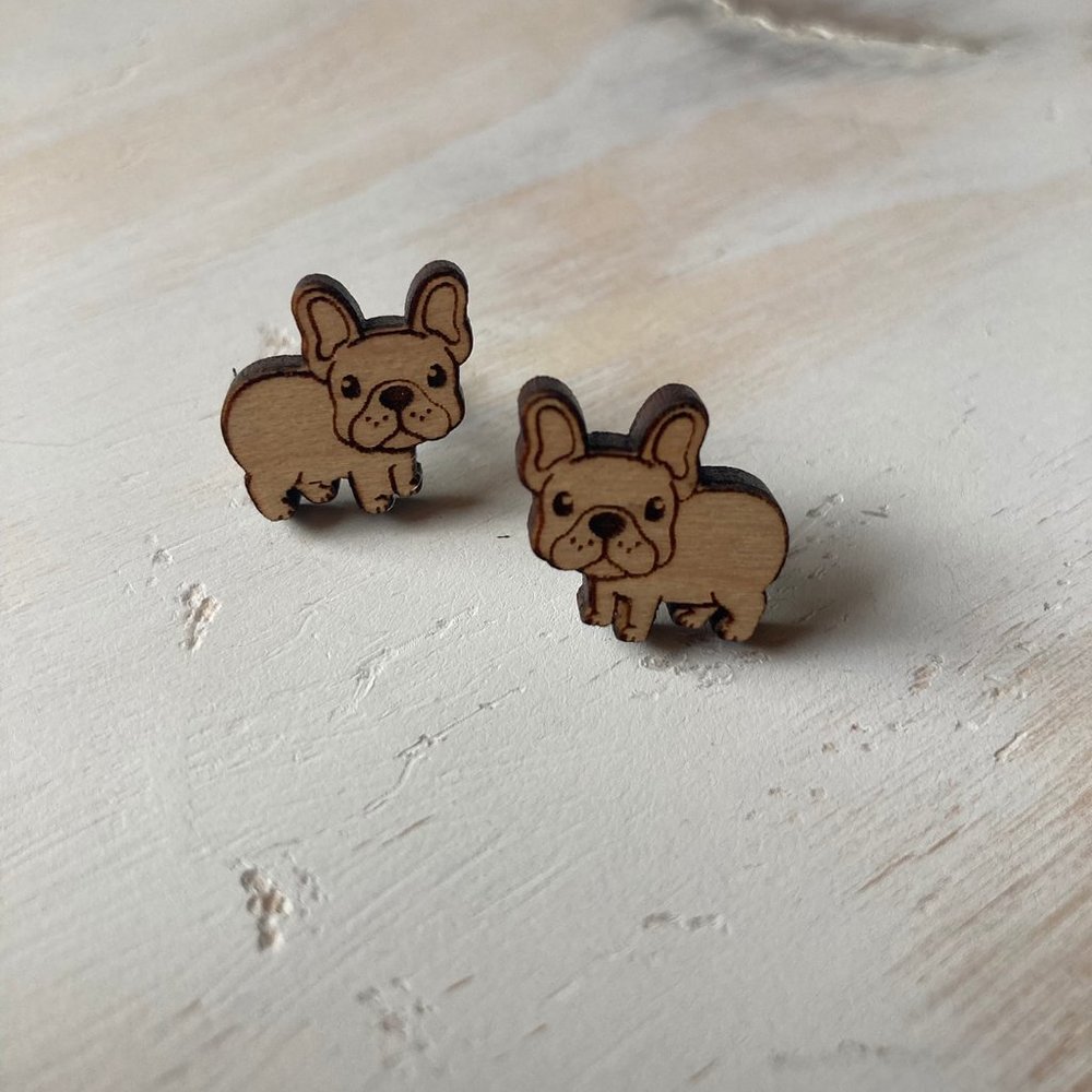 French Bulldog Earrings